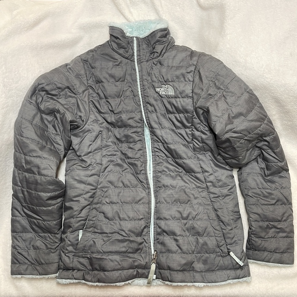 Girls The North Face reversible warm jacket
